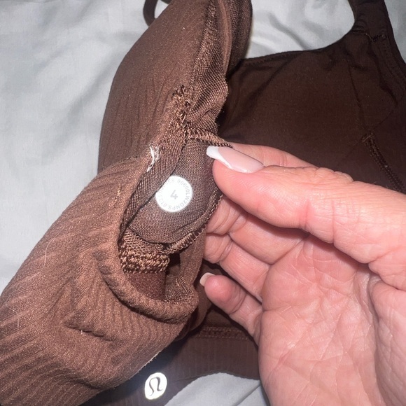 Lululemon Java Brown Sports Bra - Picture 3 of 7